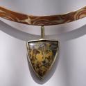 Mokume-gane collier