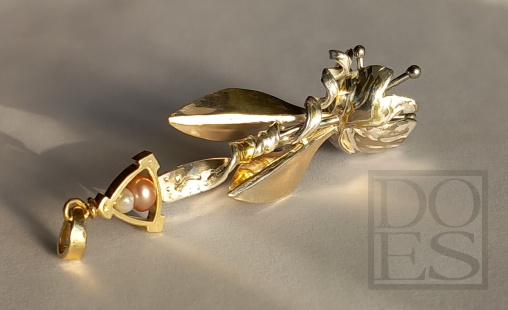 Mokume-gane bloemhanger.jpg